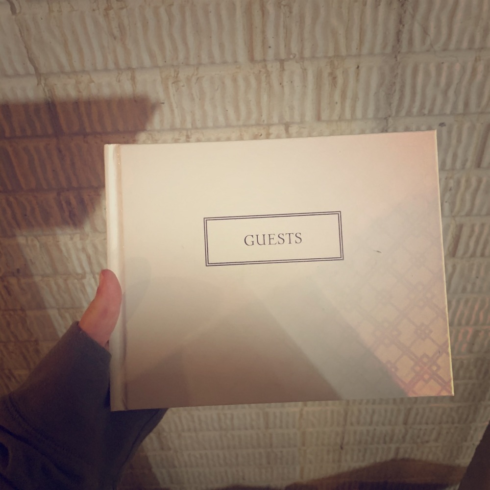 Wedding guest book. Brand new!